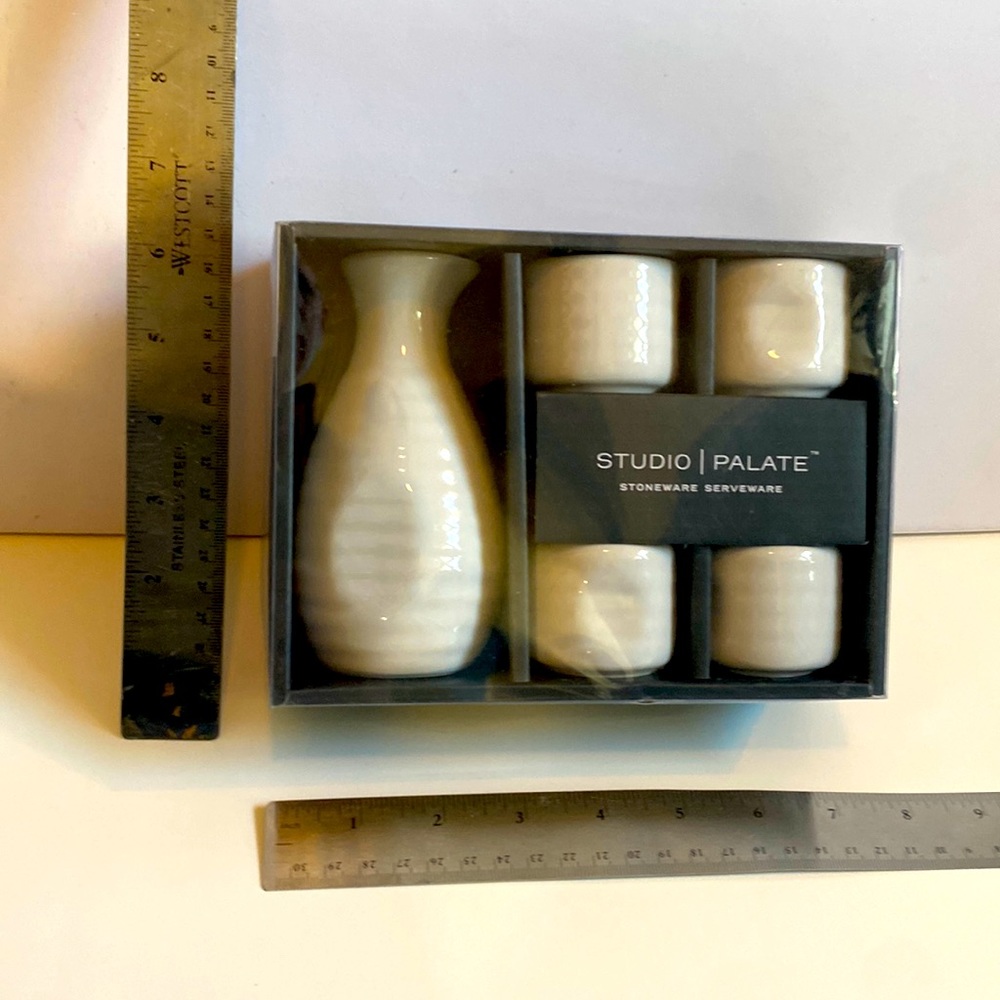 COPY - Studio Palate 5  Piece Sake Set Stoneware